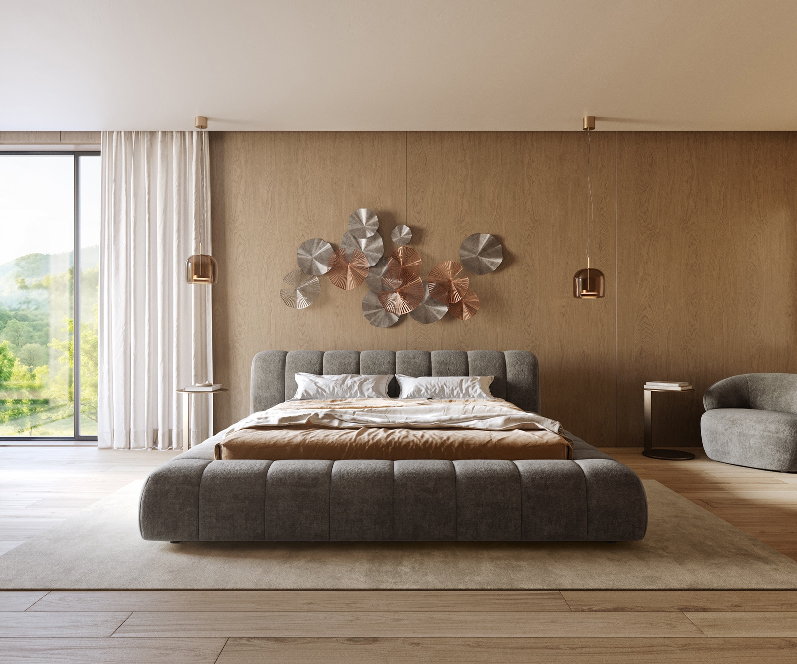 Polsterbettgestell Cutio 180x200 cm Bouclé Soft Schlamm 3 Polsterbettgestell Cutio 180x200 cm Bouclé Soft Schlamm 3