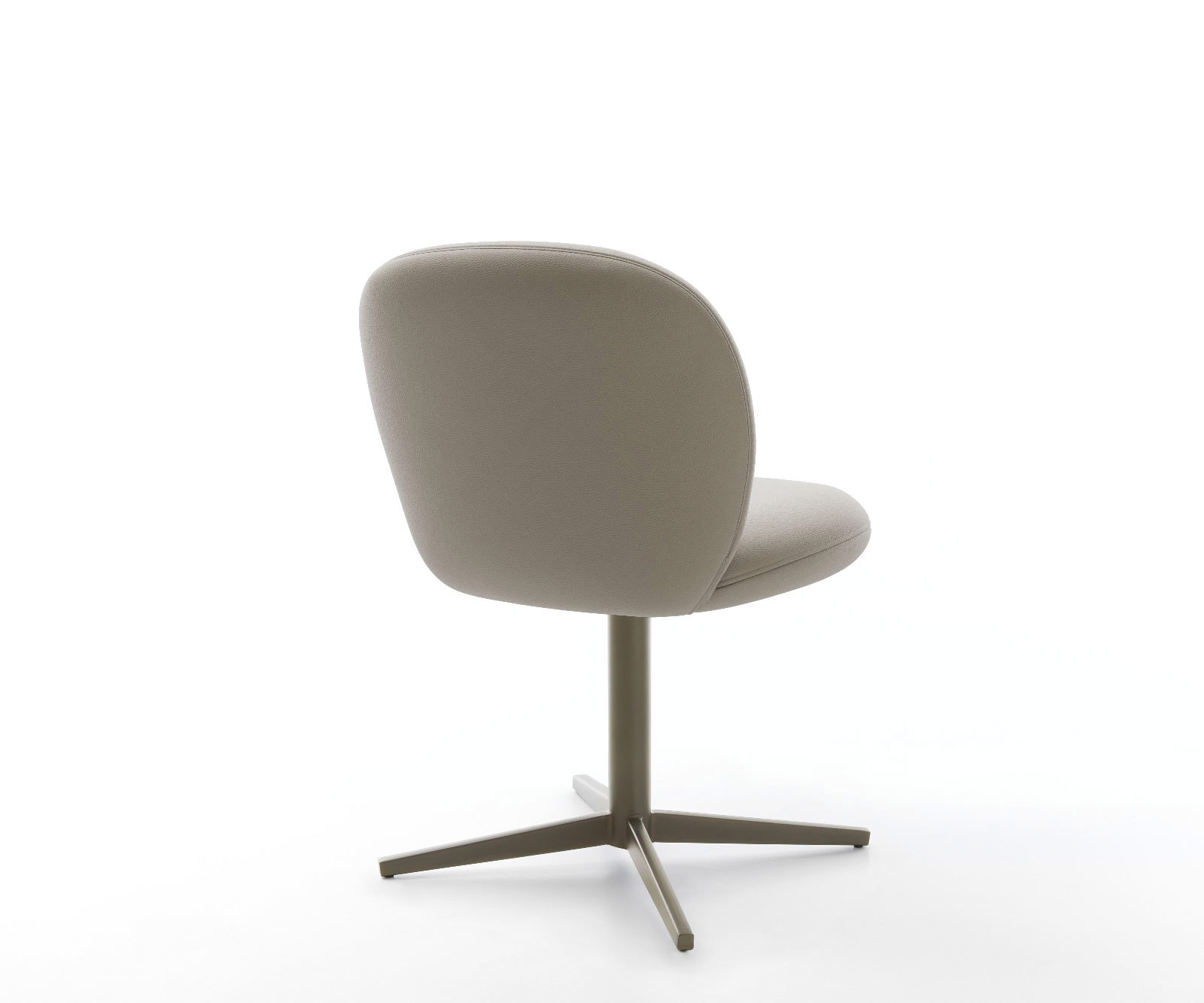 Drehstuhl Nube-Flex Echt-Leder Schlamm Fußkreuz Effektfinish Titan 360° drehbar Taschenfederkern 4 Drehstuhl Nube-Flex Echt-Leder Schlamm Fußkreuz Effektfinish Titan 360° drehbar Taschenfederkern 4