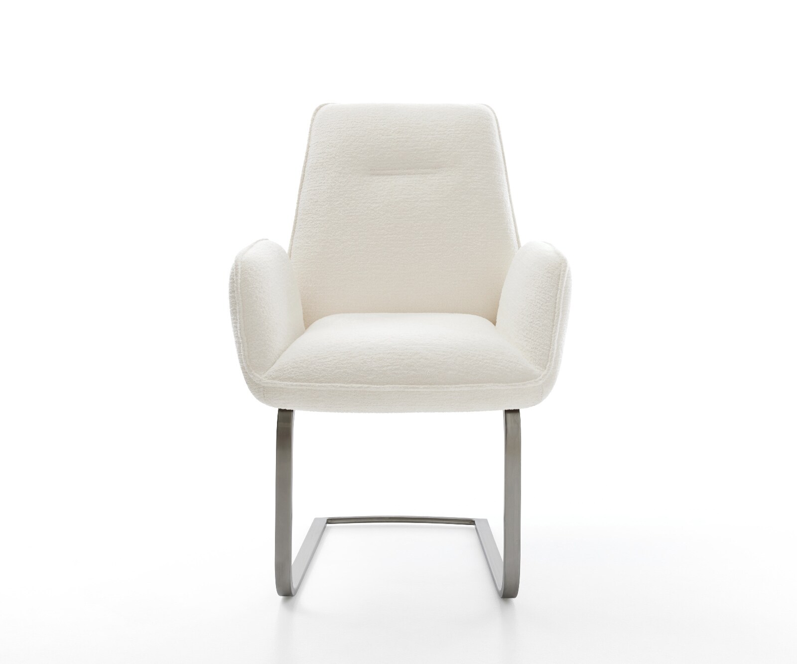 Freischwinger Zoa-Flex Bouclé Soft Beige Freischwinger flach Graphit Taschenfederkern 2