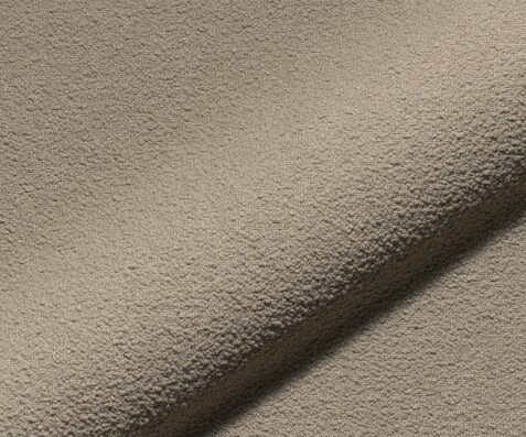 Stoffmuster Fein Bouclé Taupe