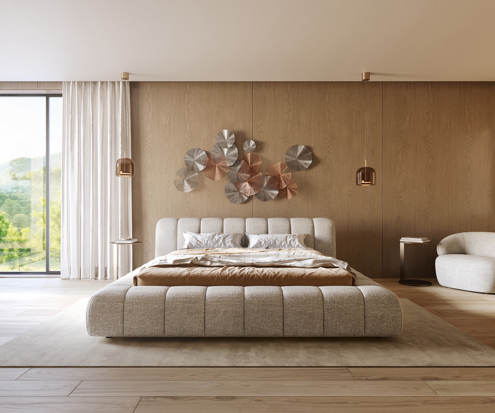 Polsterbettgestell Cutio 180x200 cm Webstoff Soft Beige 3 Polsterbettgestell Cutio 180x200 cm Webstoff Soft Beige 3