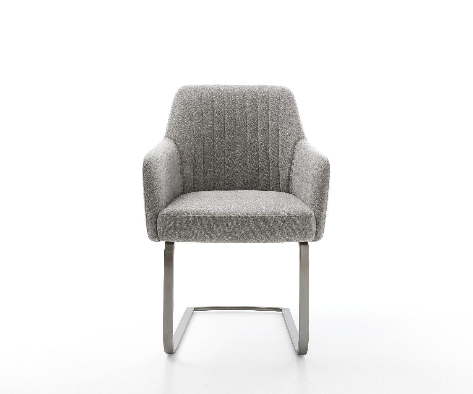 Freischwinger Greg-Flex Strukturstoff Soft Grau Freischwinger flach Graphit Taschenfederkern 2