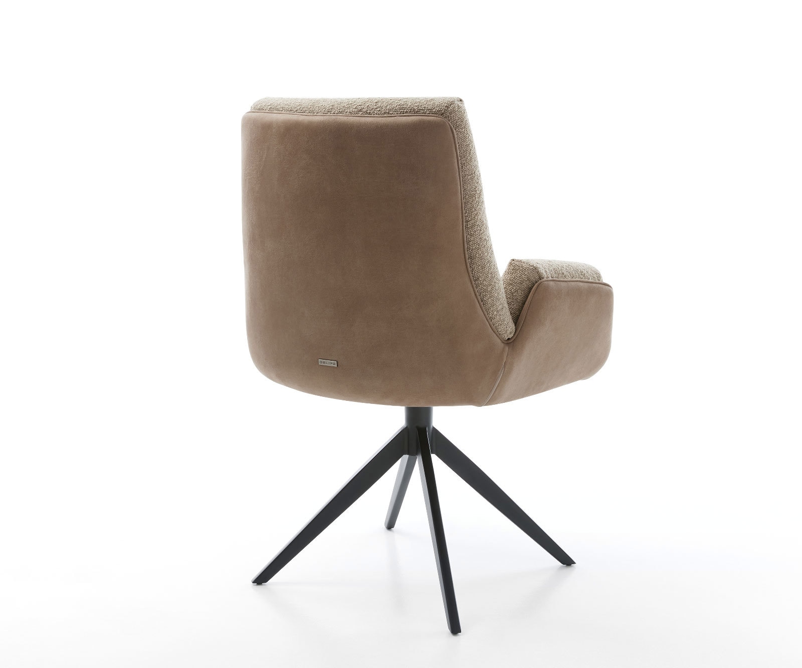 Drehstuhl Clea-Flex Materialmix Schlamm Kreuzgestell breit Schwarz 360° drehbar 3 Drehstuhl Clea-Flex Materialmix Schlamm Kreuzgestell breit Schwarz 360° drehbar 3