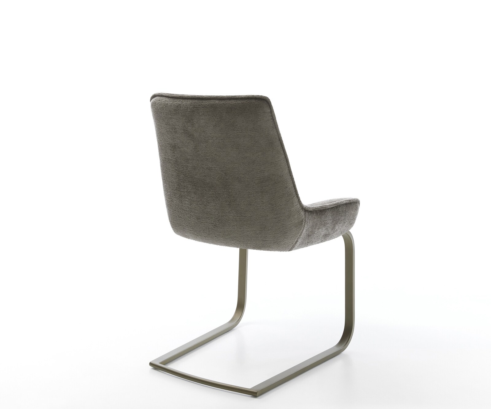 Freischwinger Taimi-Flex Bouclé Soft Schlamm Freischwinger flach Effektfinish Titan 5