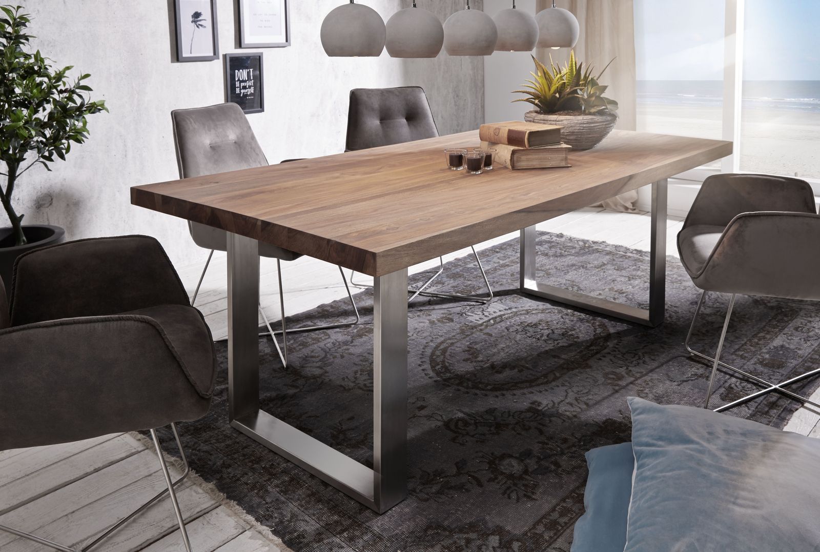 Esstisch Edge Massivholz Rechteck 5