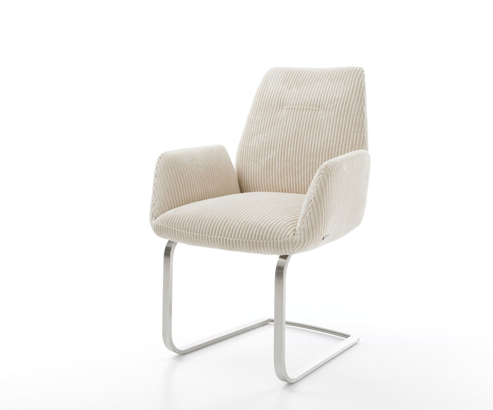 Freischwinger Zoa-Flex Cord Beige Freischwinger flach Edelstahl Taschenfede günstig online kaufen