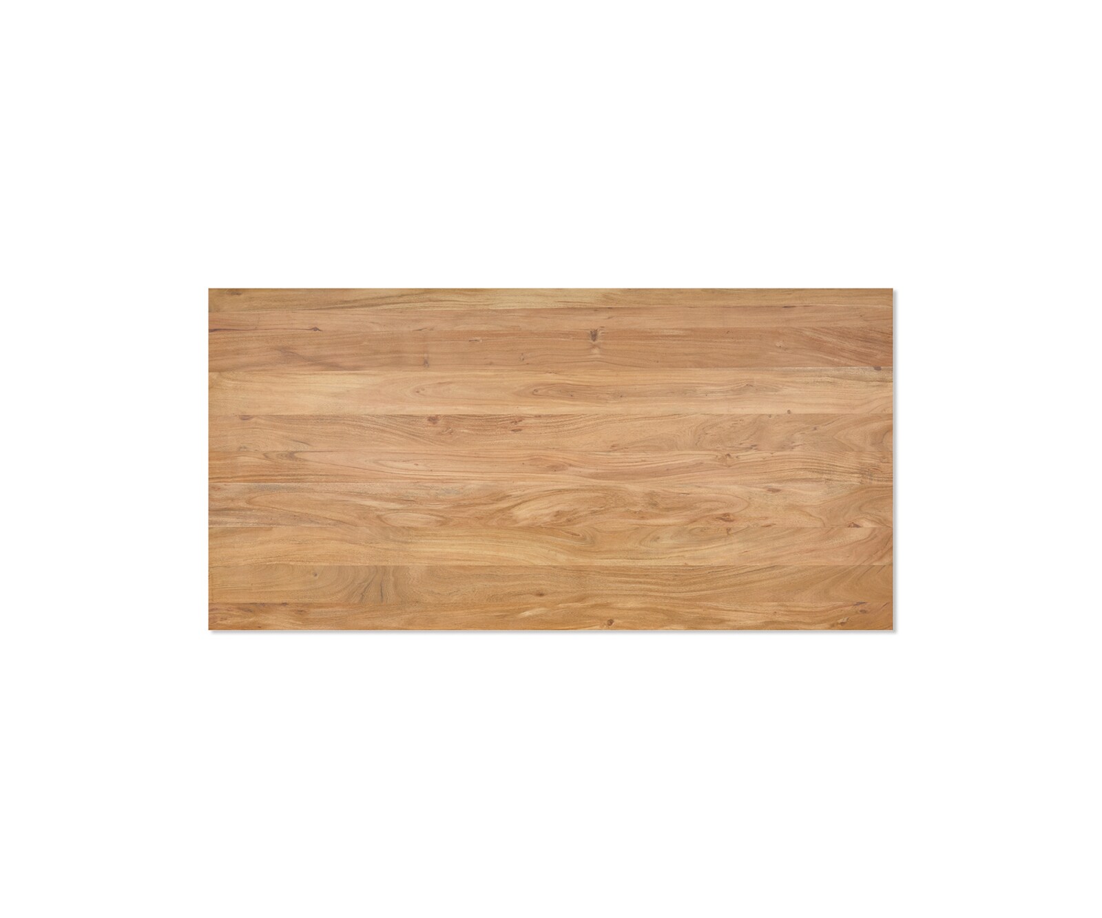 Esstischplatte Edge 200x100cm Akazie Natur Schweizer Kante 1