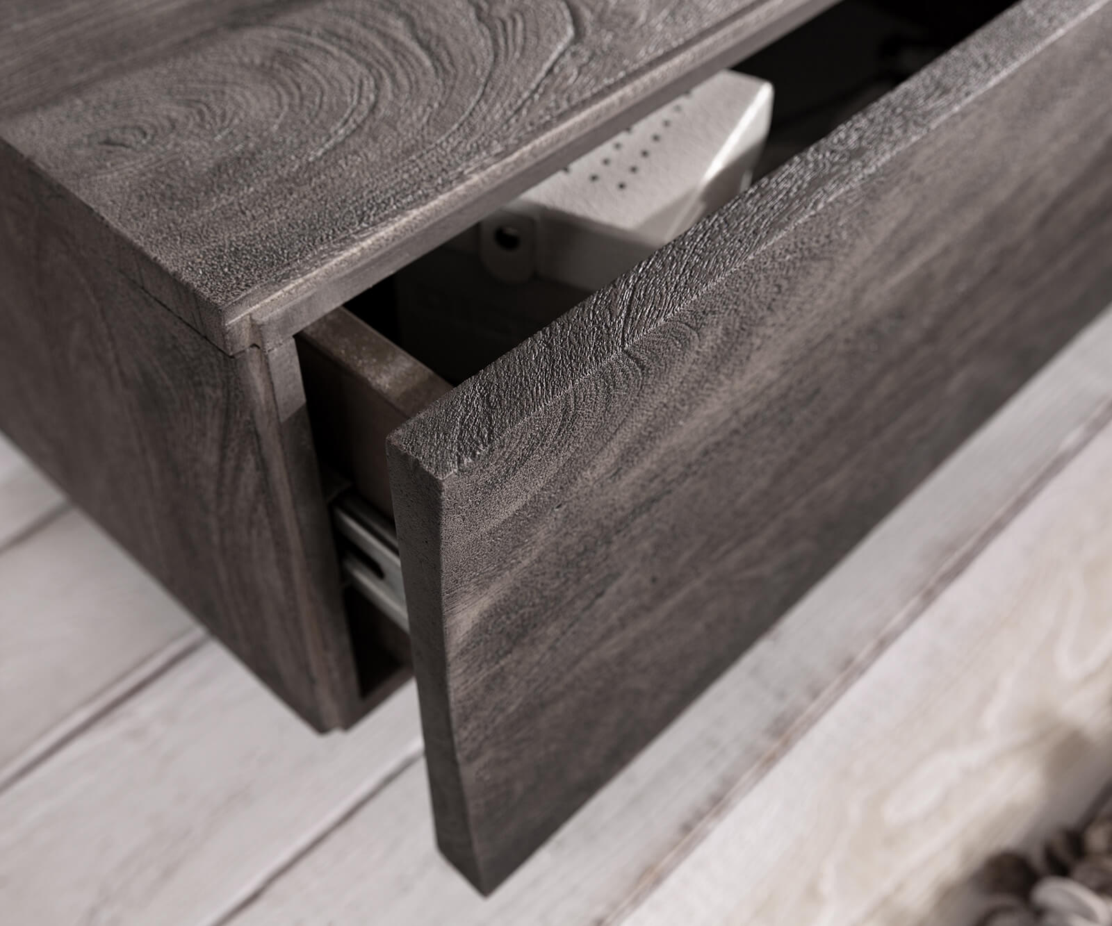 Design-Lowboard Wyatt 220 cm Akazie Platin 4 Schübe 4