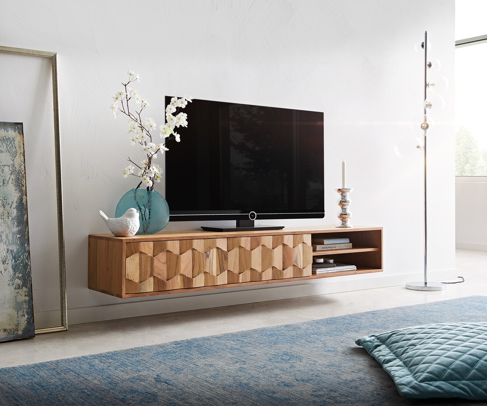 Lowboard Fevo Massivholz TV-Board 4