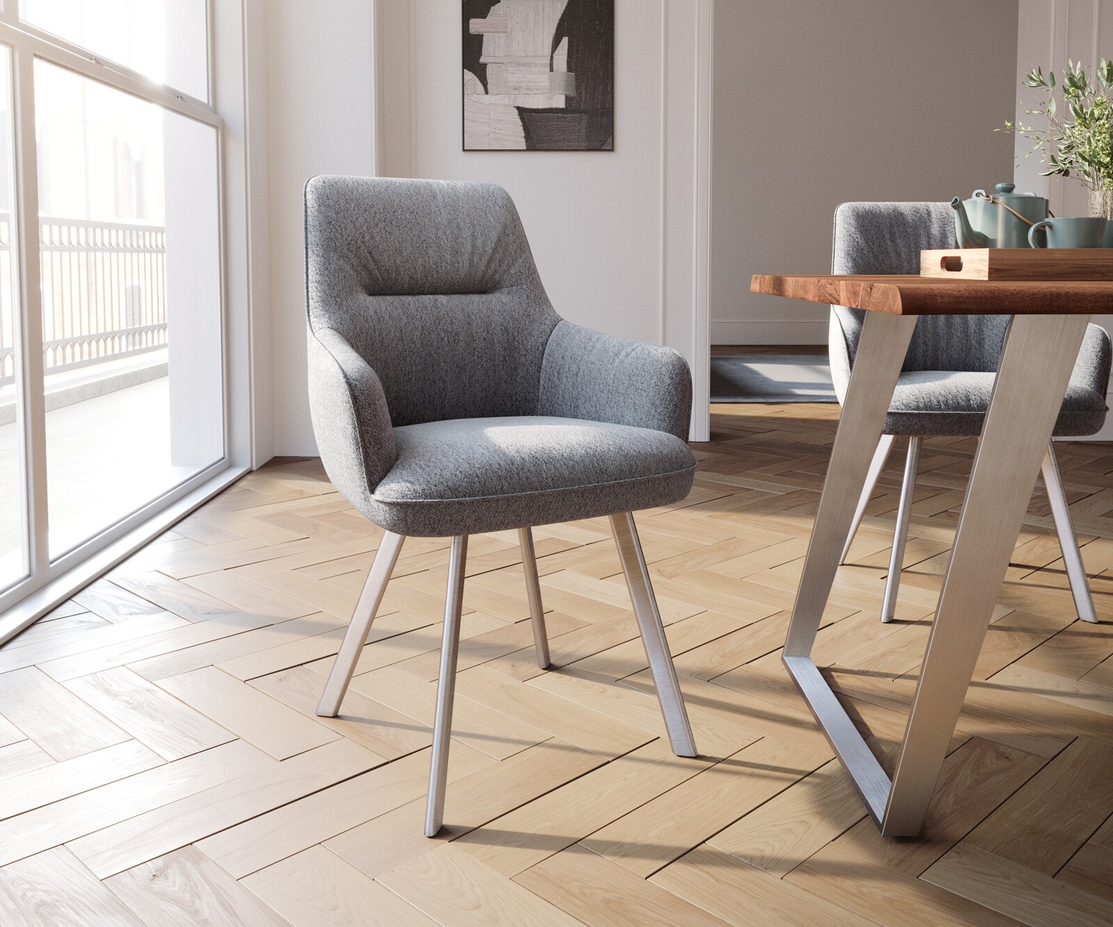 Esszimmerstuhl Zelia-Flex Polsterstuhl 3