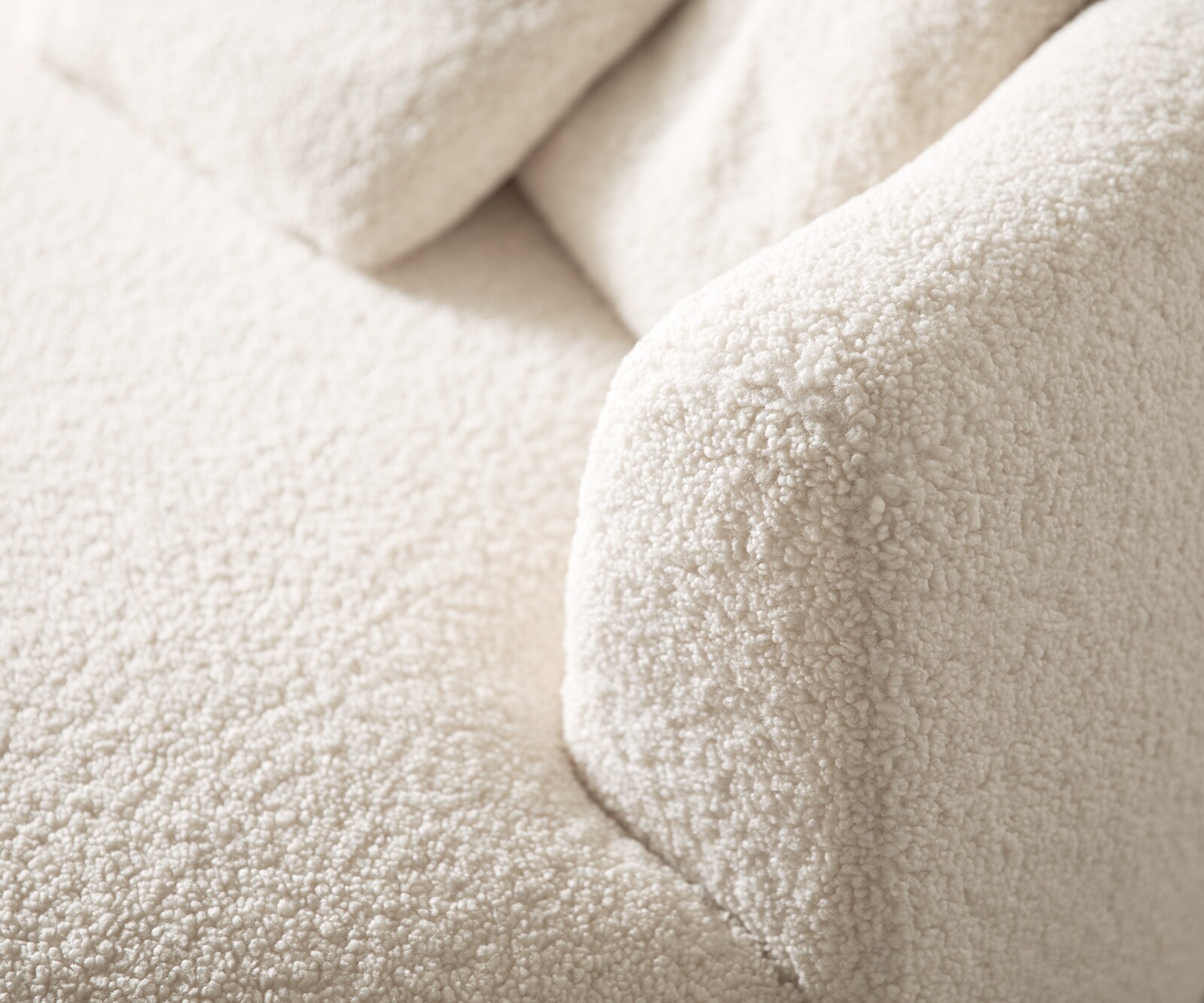 Big-Sofa Edina 330x170 cm Teddystoff Beige 5