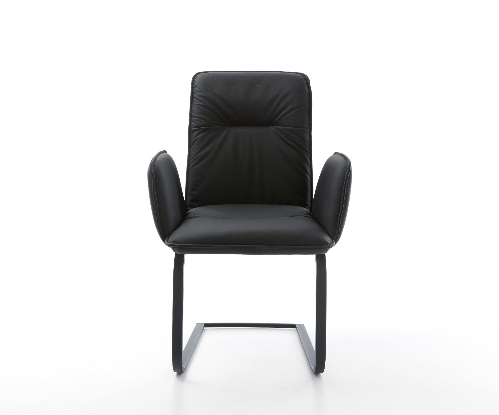 Freischwinger Vinja-Flex Echt-Leder Schwarz Freischwinger flach Schwarz 1 Freischwinger Vinja-Flex Echt-Leder Schwarz Freischwinger flach Schwarz 1