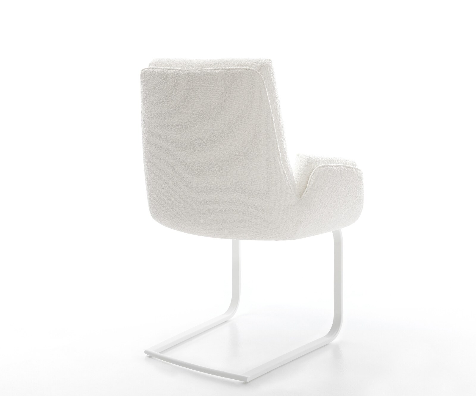 Freischwinger Clea-Flex Bouclé Creme-Weiß Freischwinger flach Weiß 4