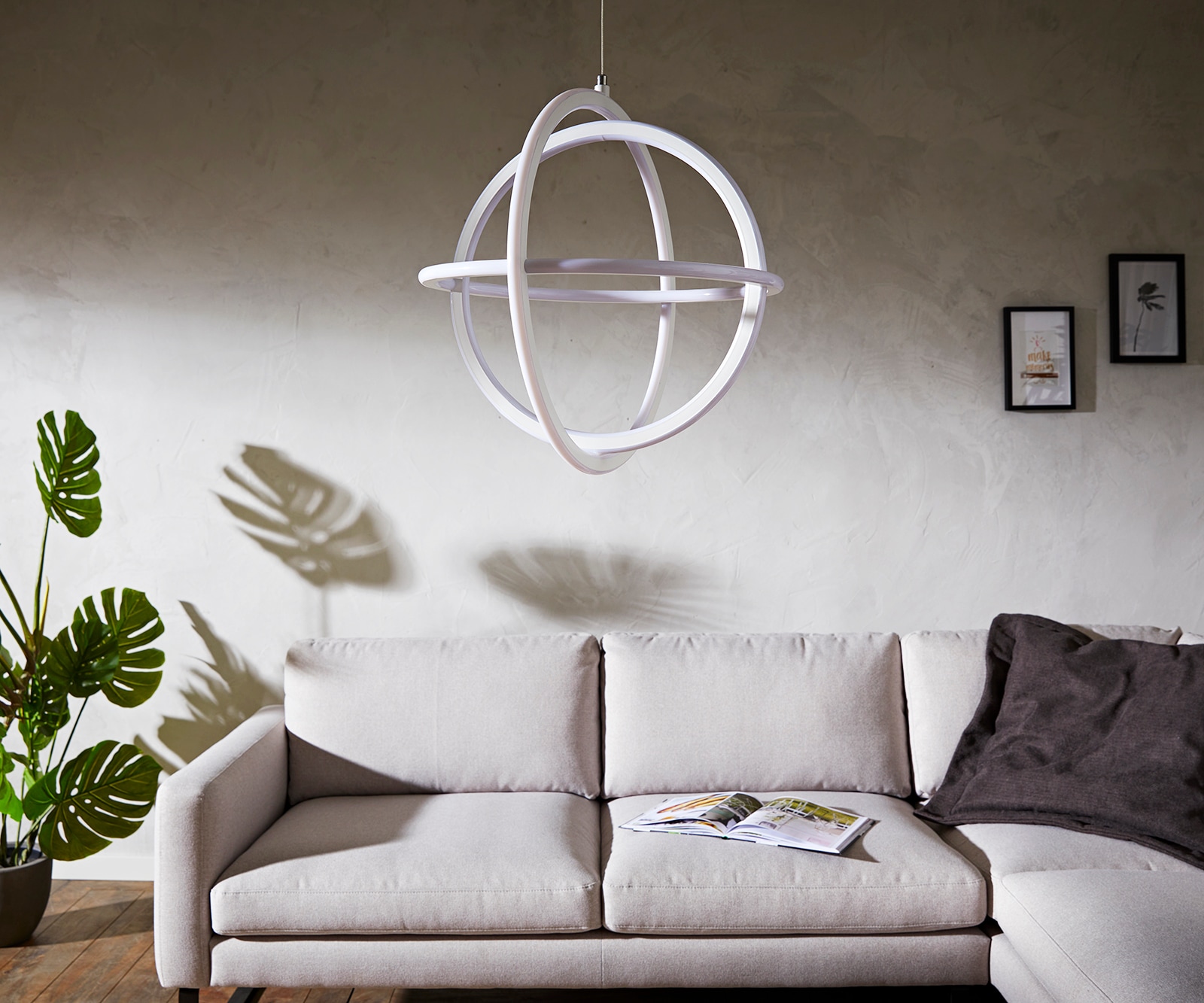 Deckenleuchte Voluta weiss 50x50 cm LED 46W  1 Deckenleuchte Voluta weiss 50x50 cm LED 46W  1
