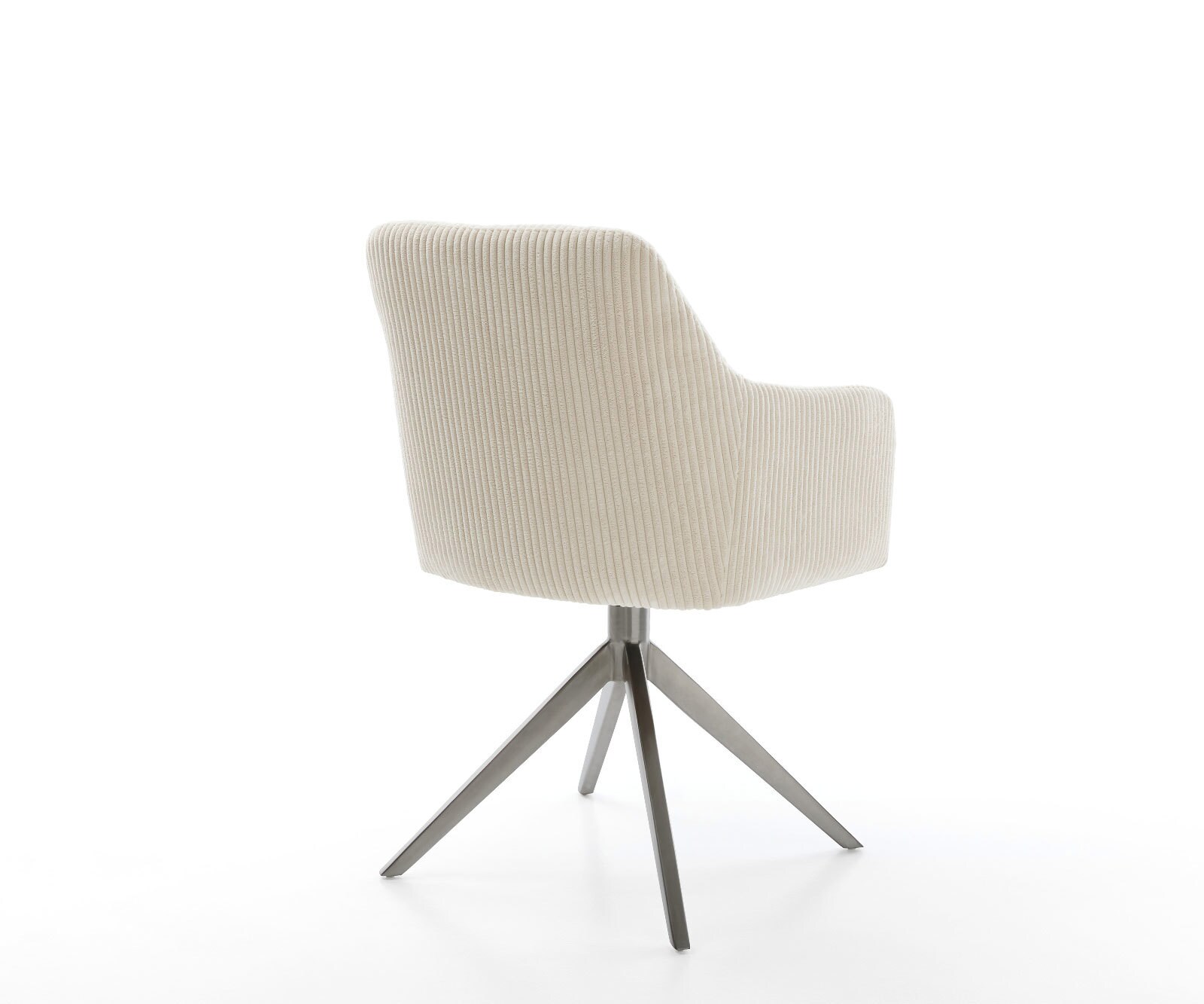 Drehstuhl Greg-Flex Cord Beige Kreuzgestell breit Graphit 360° drehbar Wippfunktion Taschenfederkern 4 Drehstuhl Greg-Flex Cord Beige Kreuzgestell breit Graphit 360° drehbar Wippfunktion Taschenfederkern 4