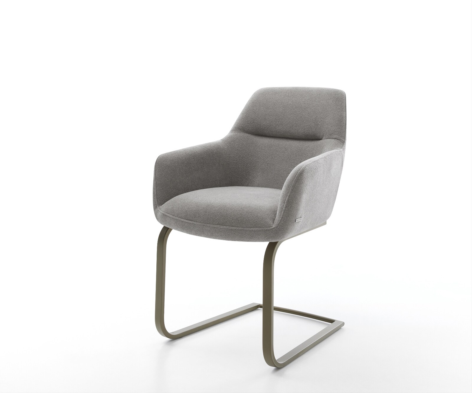 Freischwinger Pejo-Flex Strukturstoff Soft Grau Freischwinger flach Effektf günstig online kaufen