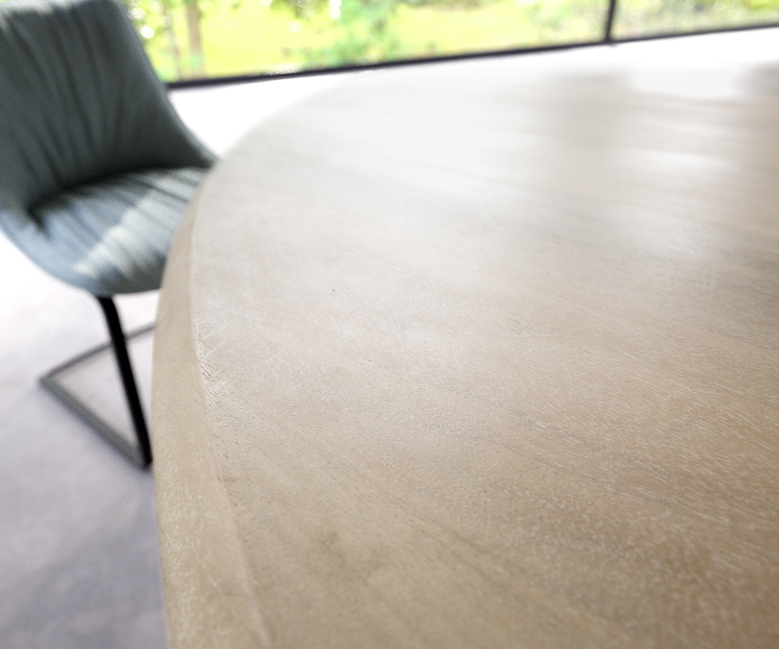 Esstisch Widoa 200x120 cm Mango White Wash 5
