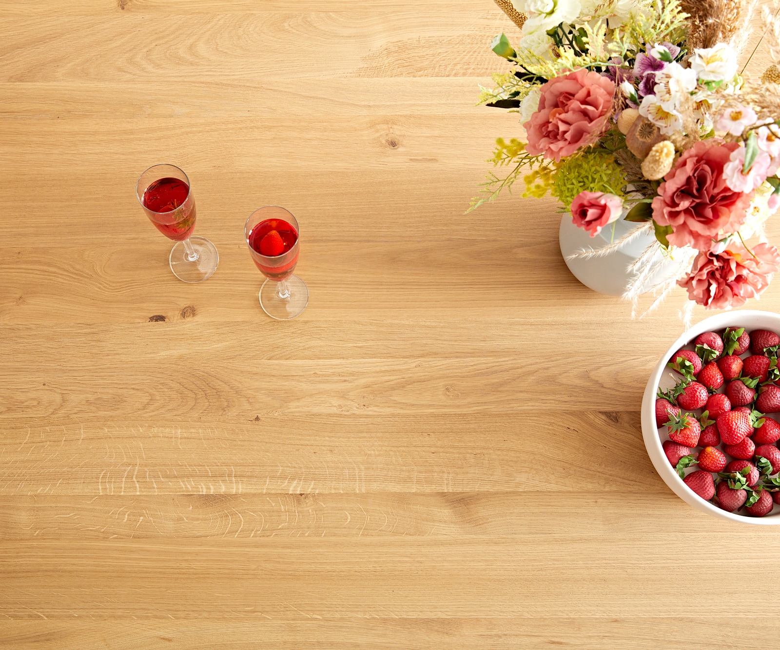 Esstisch Edge Boot 200x100x2,5-3 Eiche Natur Kreuzgestell Rechteck Schwarz Schweizer Kante 6