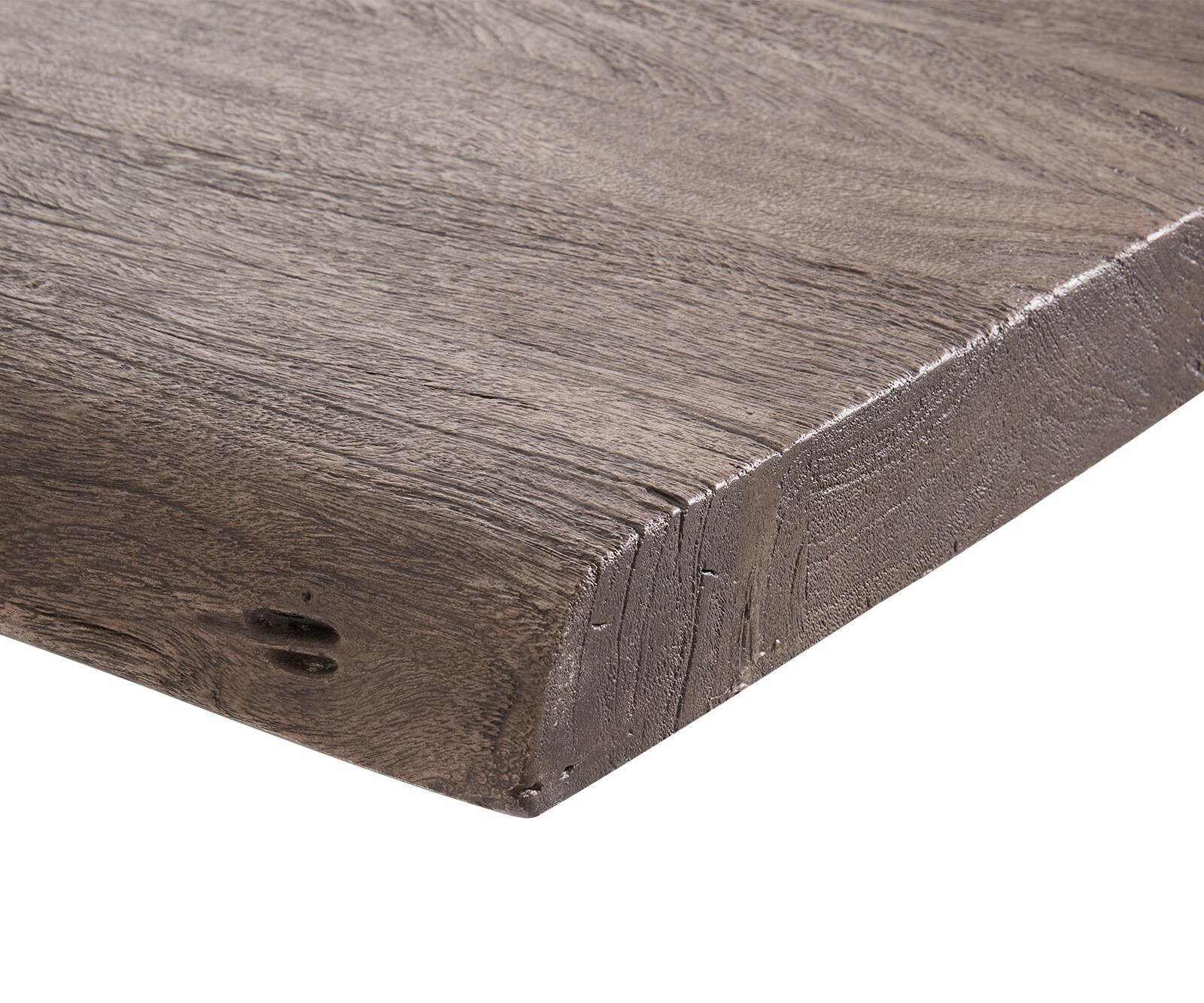 Esstischplatte Edge 300x100cm XL Akazie Platin Live-Edge 4