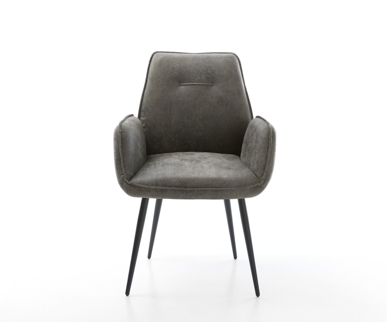 Esszimmerstuhl Zoa-Flex Mikrofaser Grau Antik 4-Fuß konisch Schwarz Taschenfederkern 1 Esszimmerstuhl Zoa-Flex Mikrofaser Grau Antik 4-Fuß konisch Schwarz Taschenfederkern 1