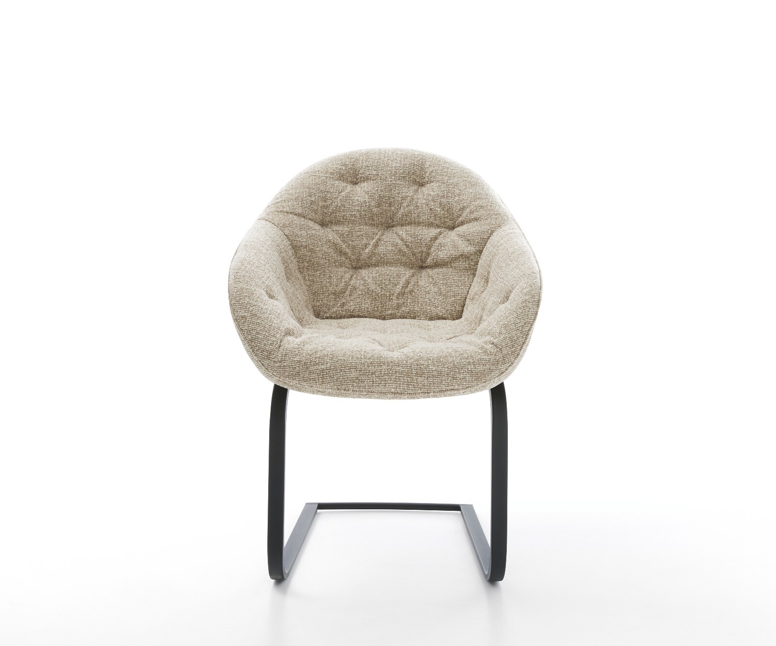 Freischwinger Gaio-Flex Webstoff Soft Beige Freischwinger flach Schwarz 1