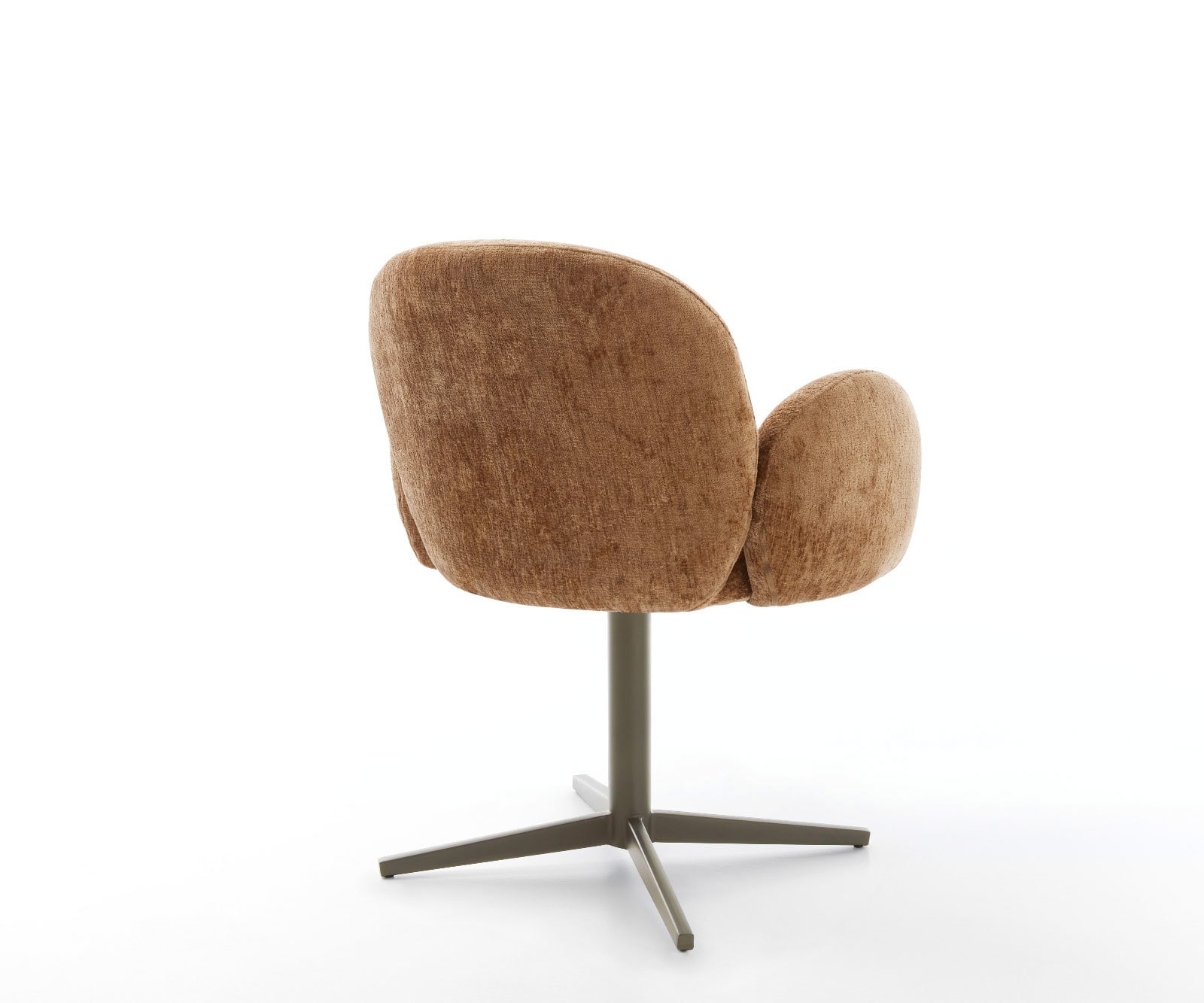 Drehstuhl Nube-Flex mit Armlehnen Chenille Rost Fußkreuz Effektfinish Titan 360° drehbar Taschenfederkern 4 Drehstuhl Nube-Flex mit Armlehnen Chenille Rost Fußkreuz Effektfinish Titan 360° drehbar Taschenfederkern 4