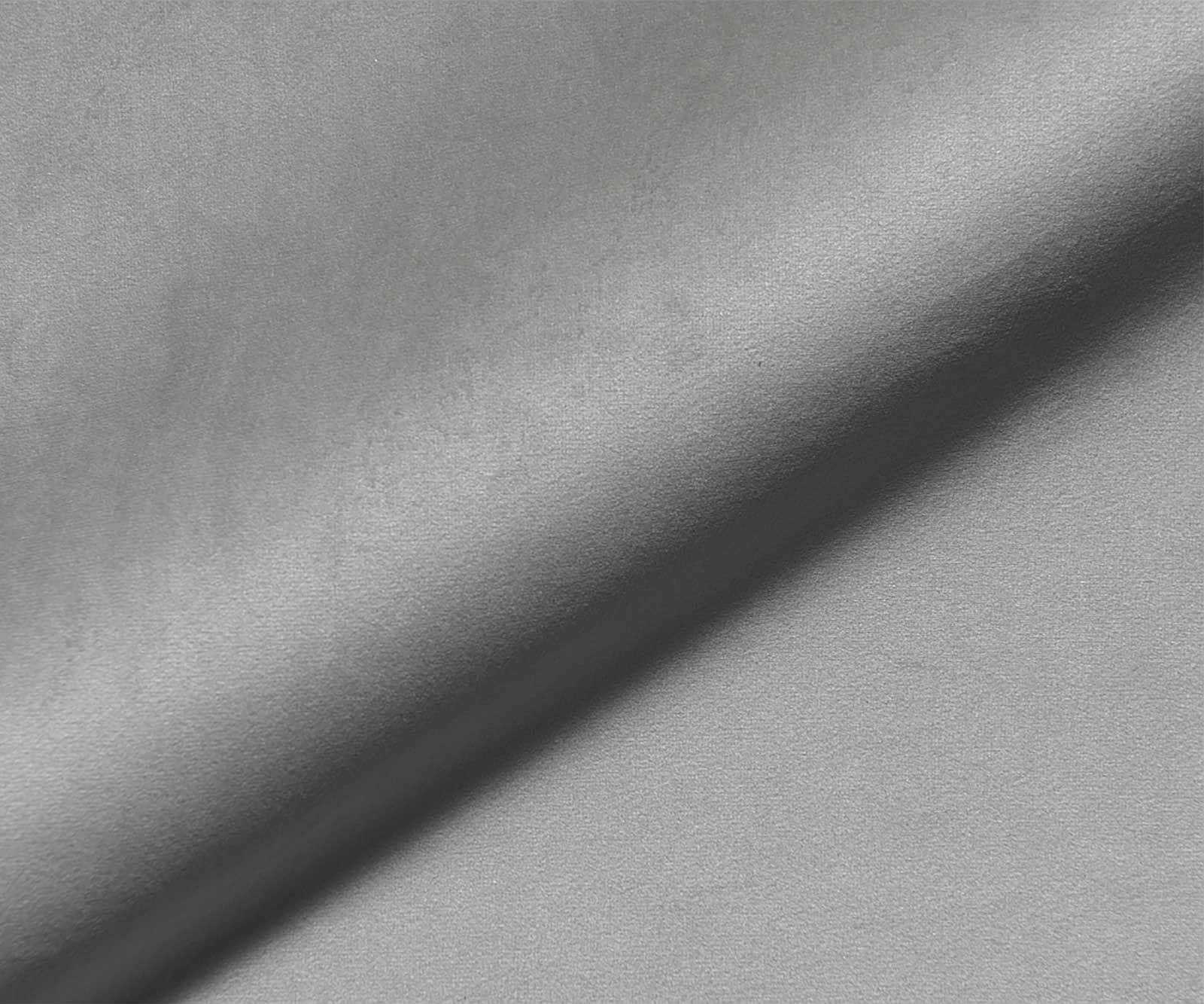 Esszimmerstuhl Pejo-Flex Samt Grau Kufengestell Schwarz Taschenfederkern 2