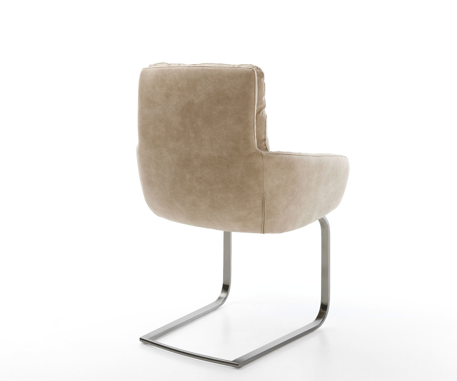 Freischwinger Abelia-Flex mit Armlehnen Mikrofaser Beige Vintage Freischwinger flach Graphit 4 Freischwinger Abelia-Flex mit Armlehnen Mikrofaser Beige Vintage Freischwinger flach Graphit 4