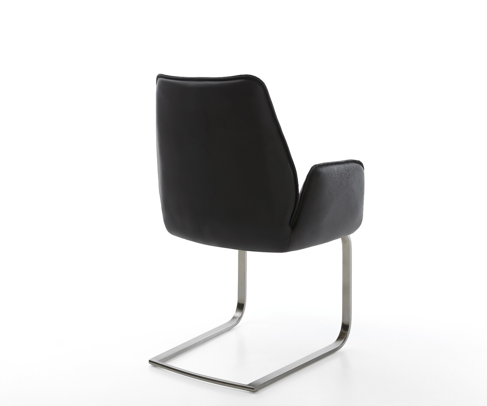 Freischwinger Zoa-Flex Echt-Leder Schwarz Freischwinger flach Graphit 5