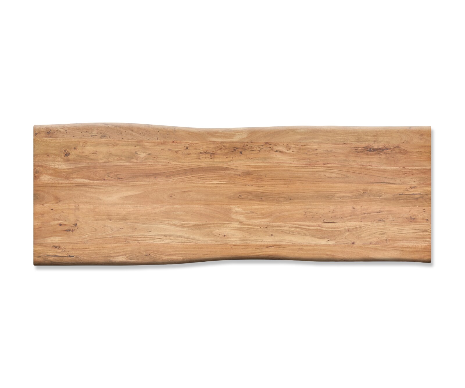 Esstisch Edge 280x100cm XL Akazie Natur Edelstahl breit Live-Edge 3