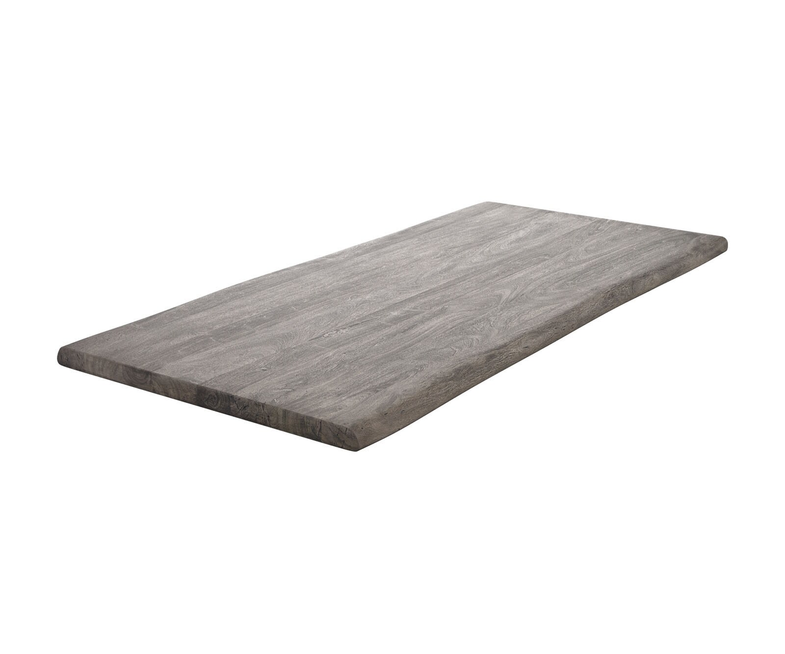 Esstischplatte Edge 200x100cm XL Akazie Platin Live-Edge