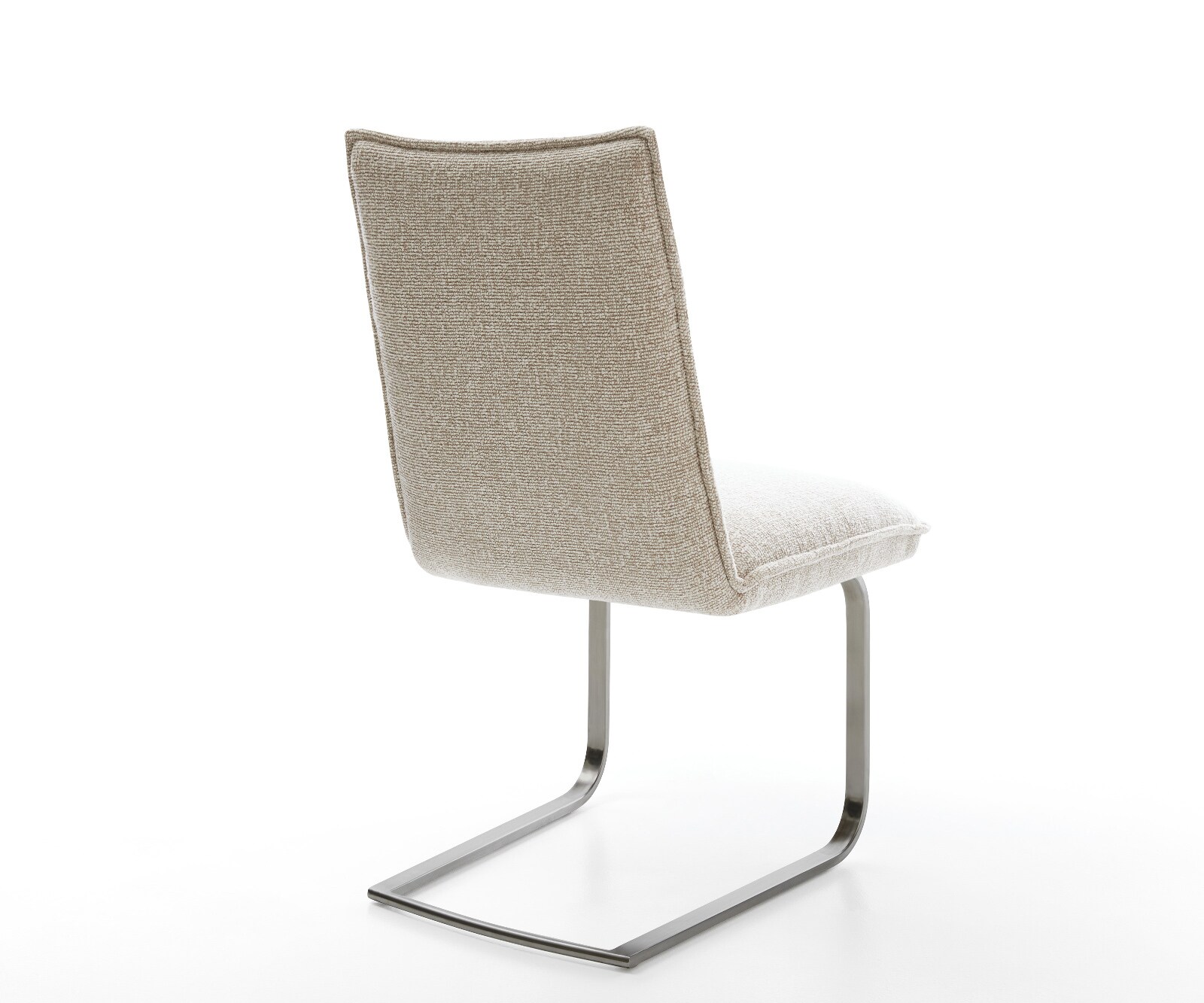 Freischwinger Lelio-Flex Webstoff Soft Beige Freischwinger flach Graphit Taschenfederkern 4