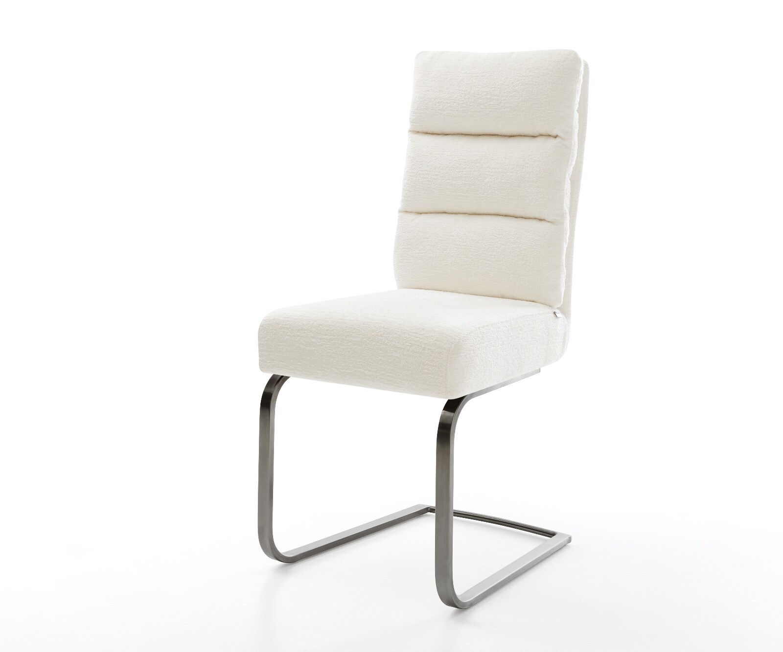 Freischwinger Pela-Flex Bouclé Soft Beige Freischwinger flach Graphit Taschenfederkern