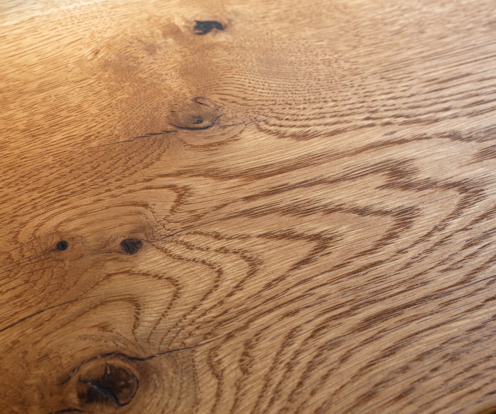 Tischplatte Eiche Natur 260 cm Epoxid Transparent Unikat Nr. 32308 2