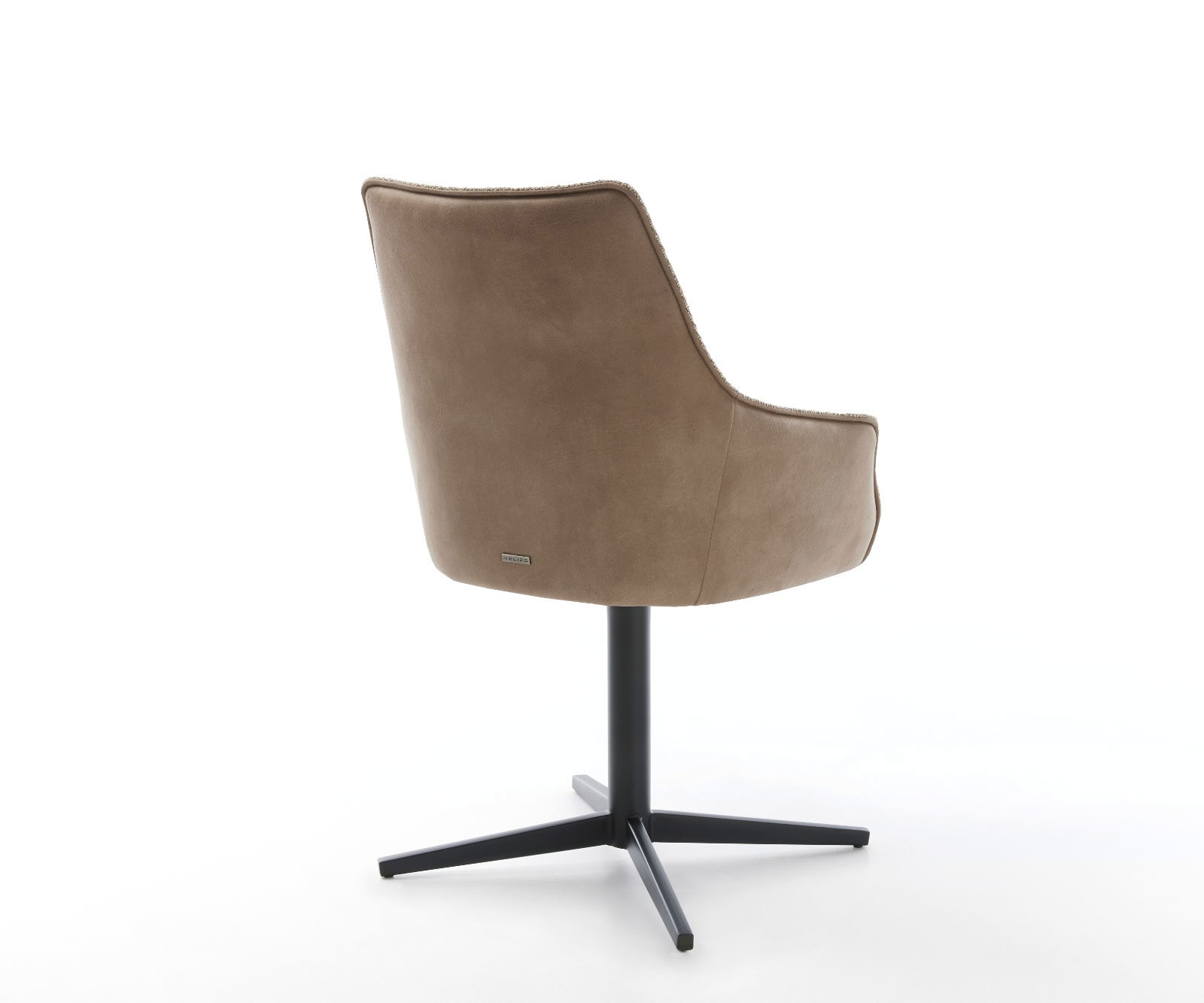 Drehstuhl Alja-Flex mit Armlehnen Materialmix Schlamm Fußkreuz Schwarz 360° drehbar Taschenfederkern 4 Drehstuhl Alja-Flex mit Armlehnen Materialmix Schlamm Fußkreuz Schwarz 360° drehbar Taschenfederkern 4