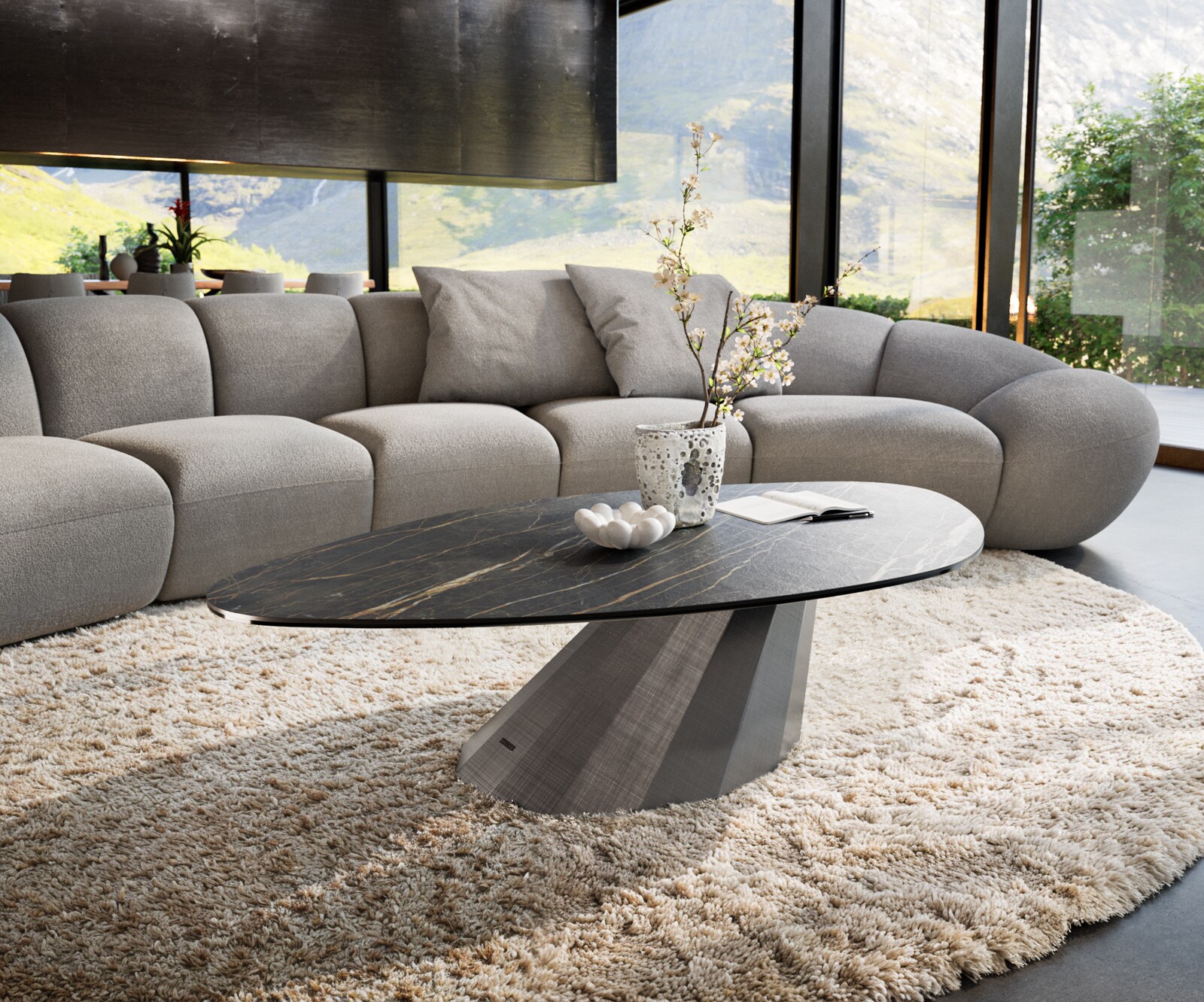 Couchtisch Edge Keramik Organisch 4