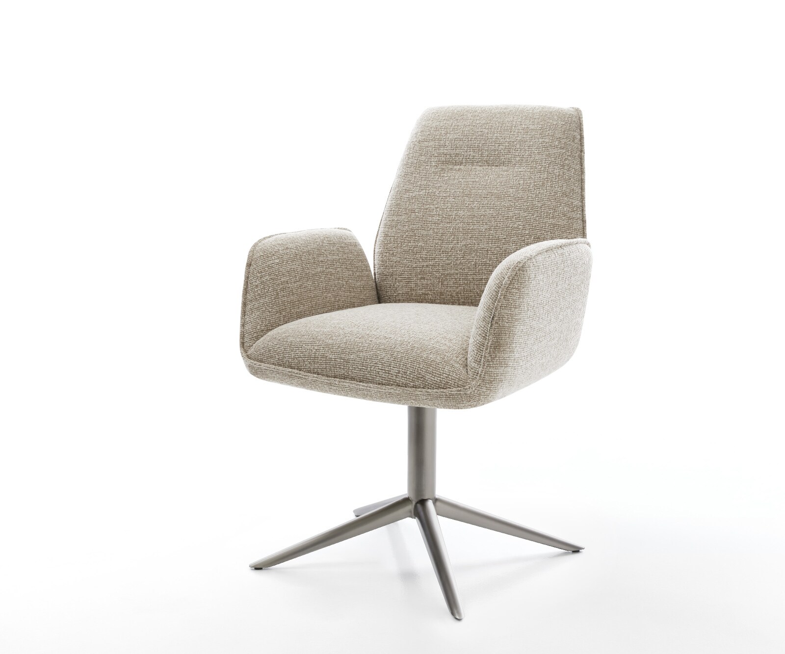 Drehstuhl Zoa-Flex Webstoff Soft Beige Fußkreuz Graphit 360° drehbar Wippfu günstig online kaufen