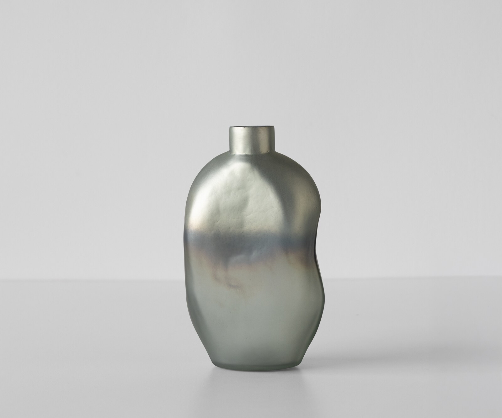 Vase Mireva B15 x T9 x H27 cm Glas Aurora Mundgeblasen