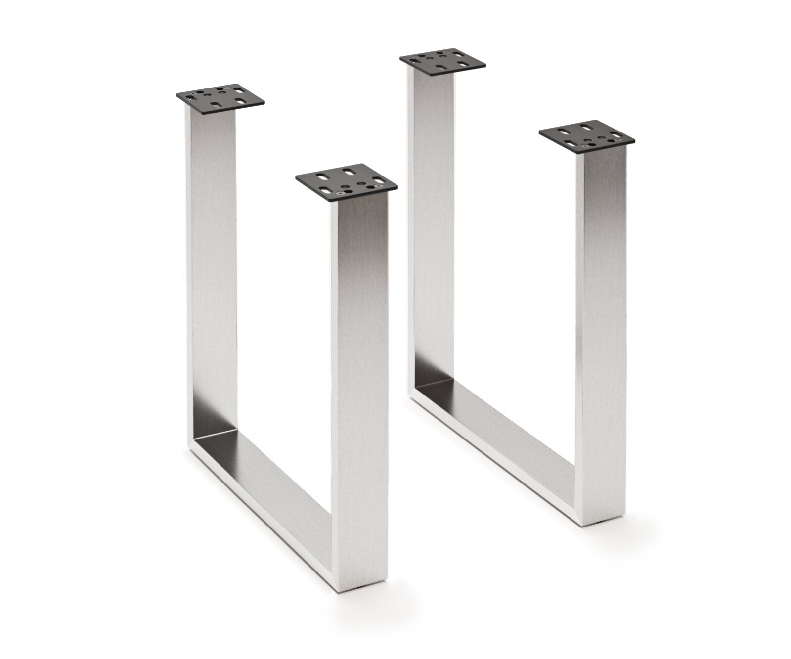 Tischgestell Edelstahl Schmal (2er-Set)