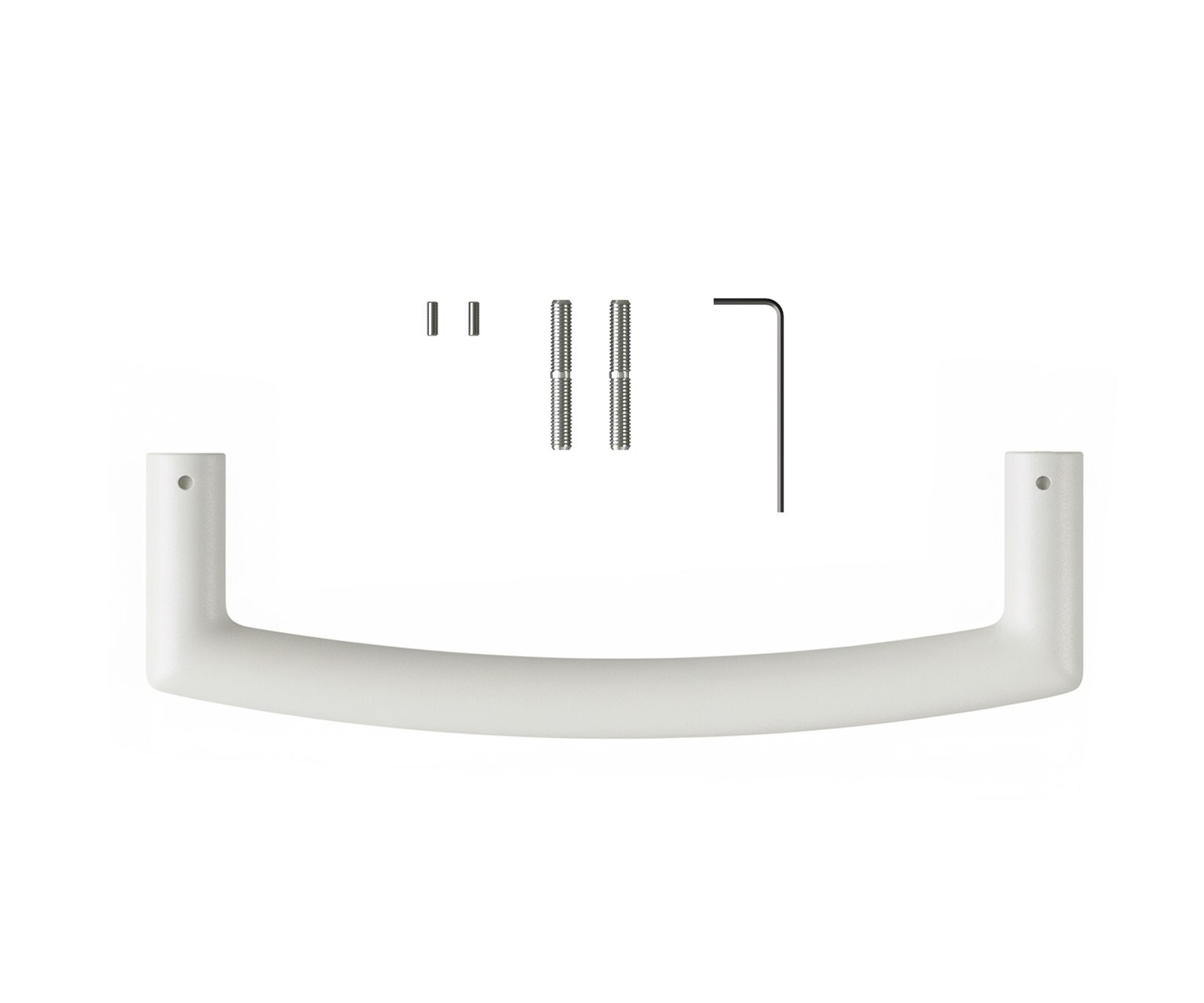 Stuhlgriff Flex-Rund Metall Weiß 2