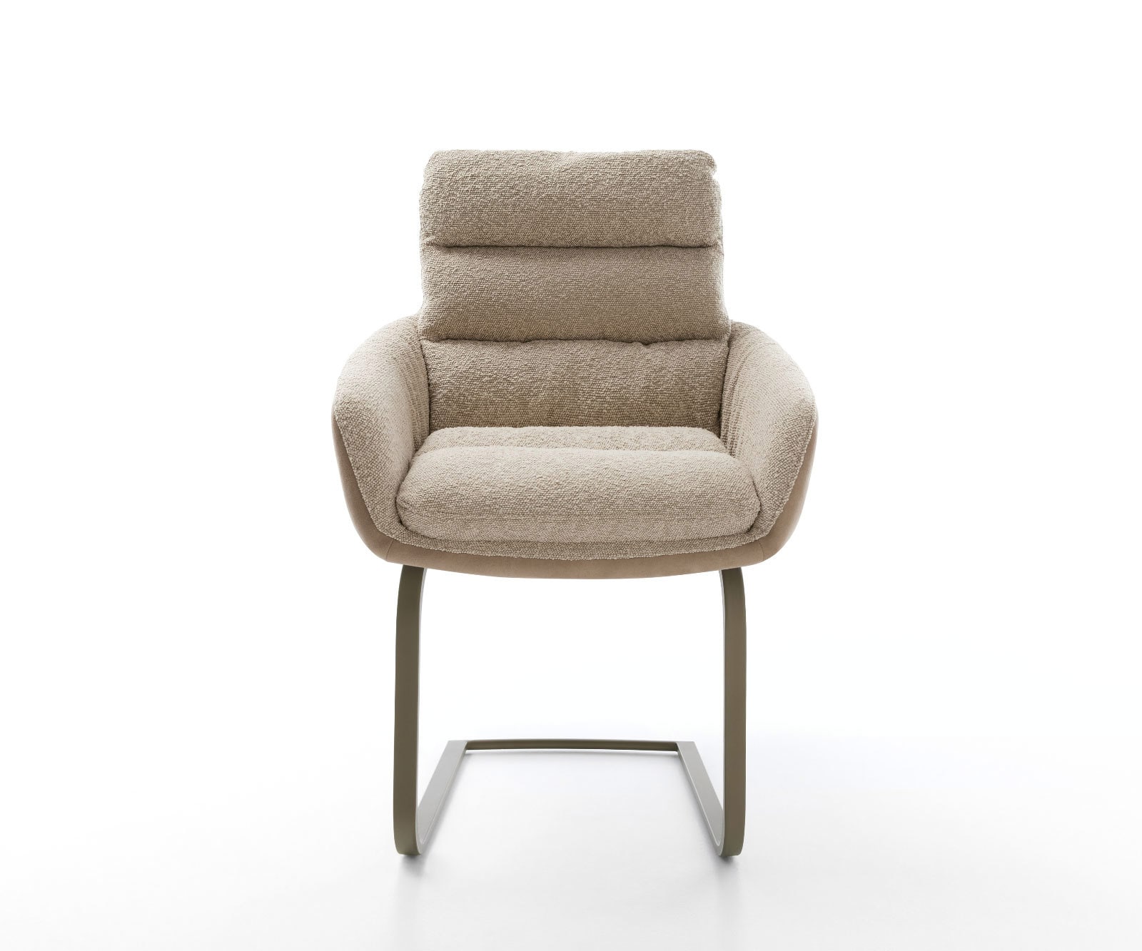 Freischwinger Abelia-Flex mit Armlehnen Materialmix Schlamm Freischwinger flach Effektfinish Titan 1 Freischwinger Abelia-Flex mit Armlehnen Materialmix Schlamm Freischwinger flach Effektfinish Titan 1