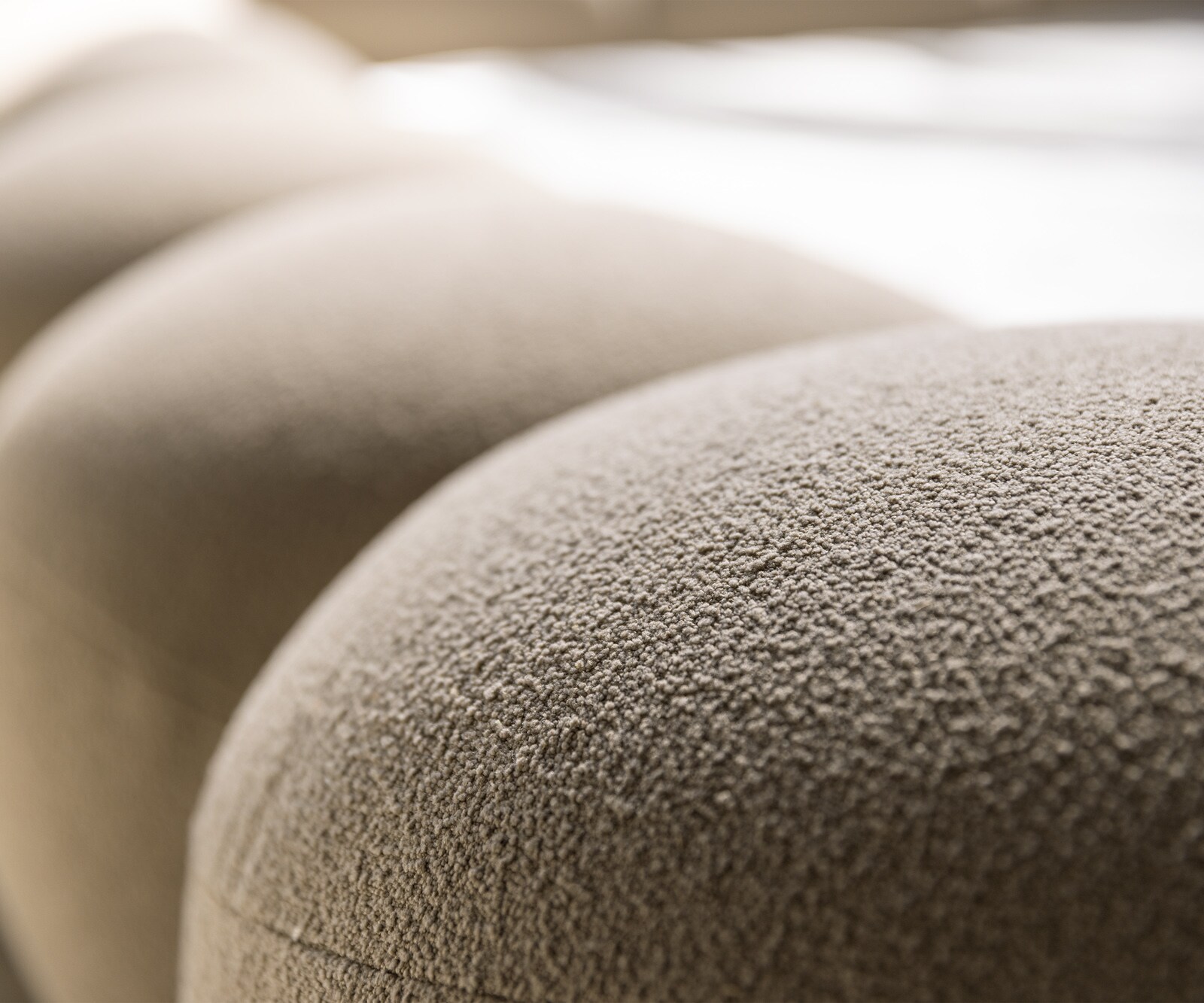Polsterbettgestell Perlla 180x200 cm Bouclé Taupe 3