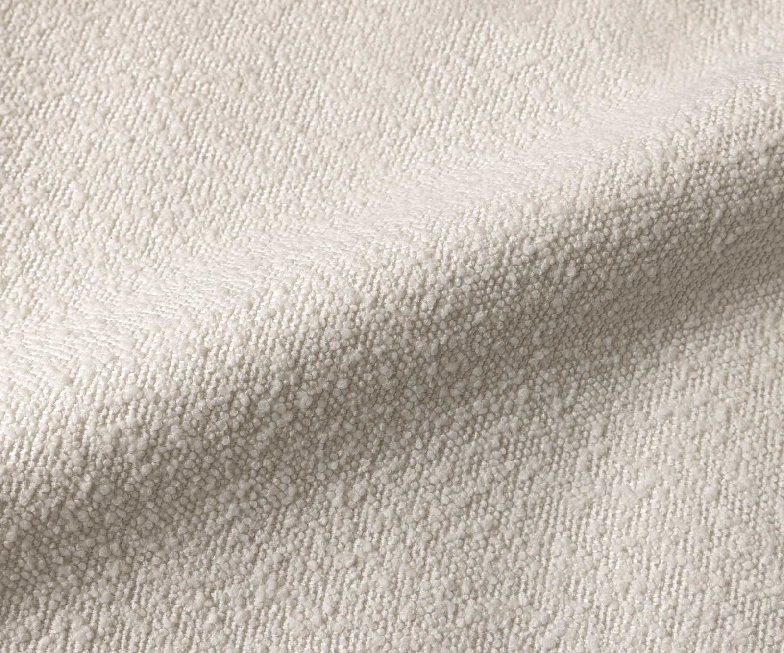 Loungesessel Nova 88x88 cm Bouclé Creme-Weiß 1 Loungesessel Nova 88x88 cm Bouclé Creme-Weiß 1