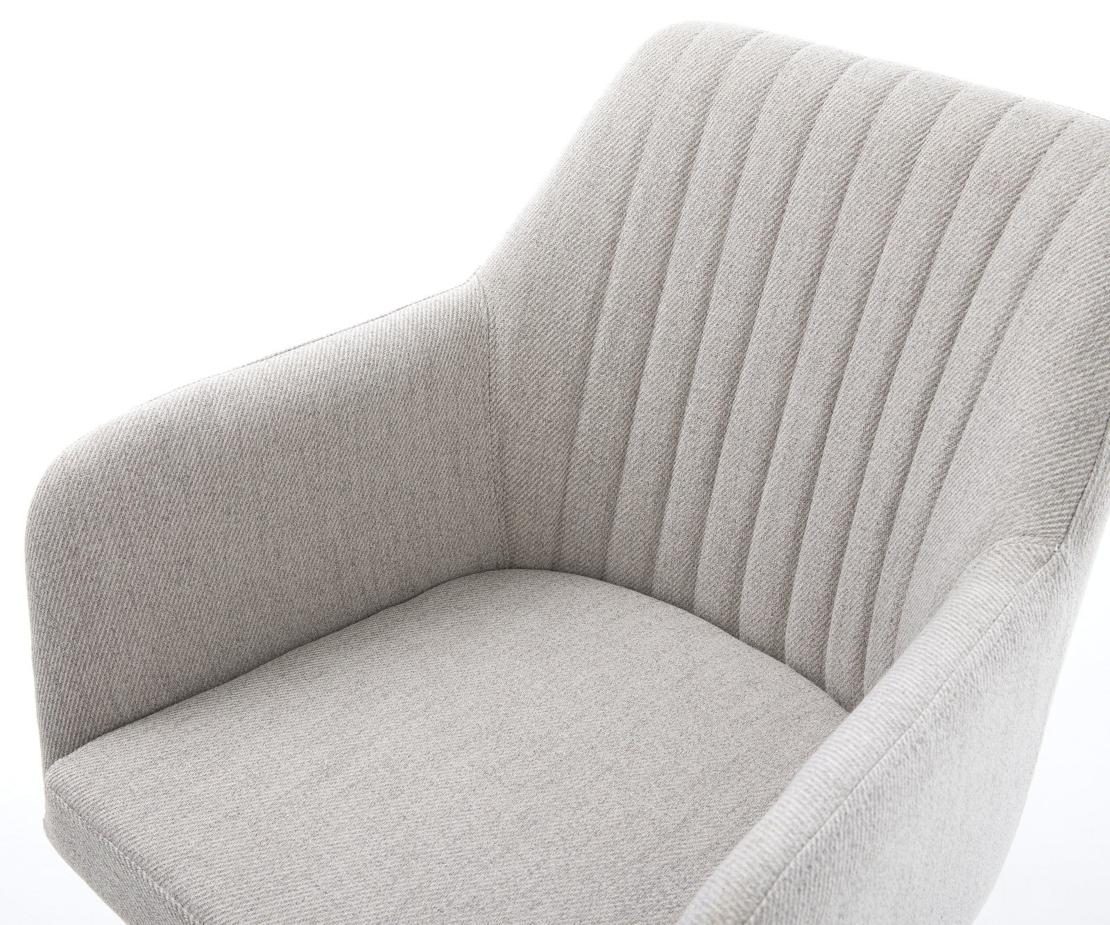 Esszimmerstuhl Greg-Flex Stripes Hellgrau Kreuzgestell kantig Schwarz Taschenfederkern 3 Esszimmerstuhl Greg-Flex Stripes Hellgrau Kreuzgestell kantig Schwarz Taschenfederkern 3