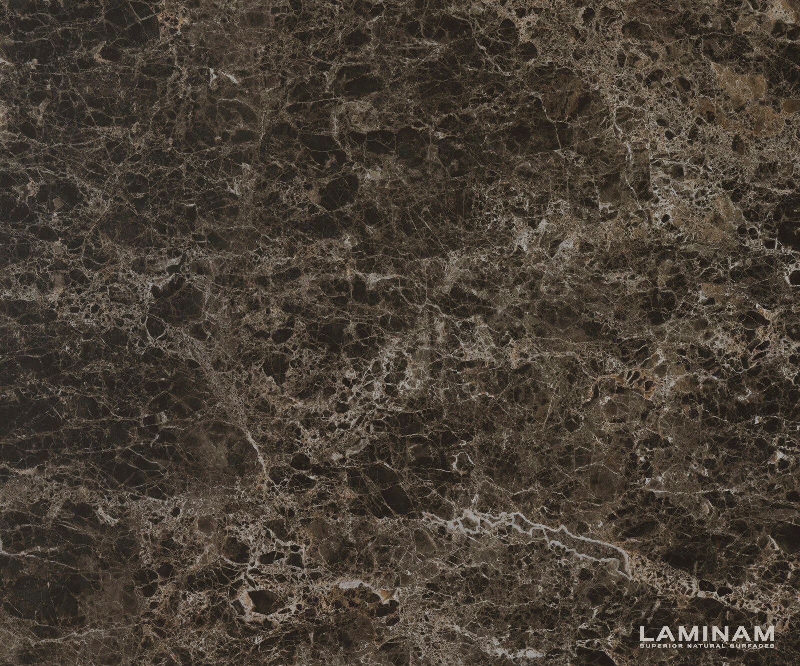 Outdoortisch Edge 200x100 cm Keramik Laminam® Emperador Extra Lucidato Dunkelbraun Kreuzgestell Rechteck Schwarz 2