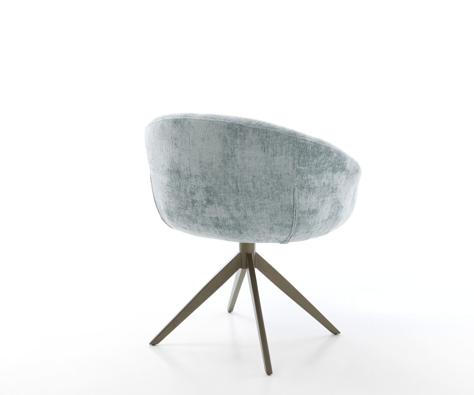 Drehstuhl Vinka-Flex mit Armlehnen Chenille Pastellblau Kreuzgestell breit Effektfinish Titan 360° drehbar Wippfunktion Taschenfederkern 4 Drehstuhl Vinka-Flex mit Armlehnen Chenille Pastellblau Kreuzgestell breit Effektfinish Titan 360° drehbar Wippfunktion Taschenfederkern 4