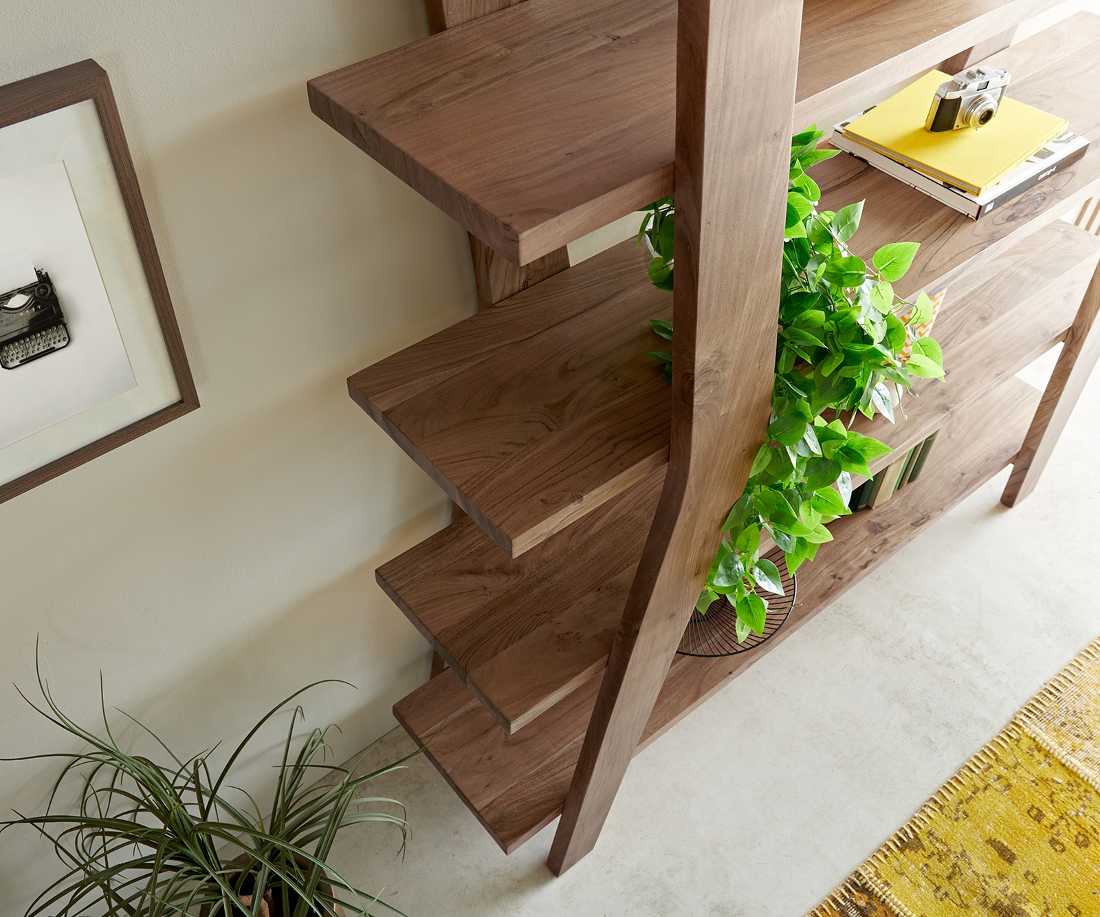 Regal Xanthios 170x40 cm Akazie Braun 6 Regal Xanthios 170x40 cm Akazie Braun 6