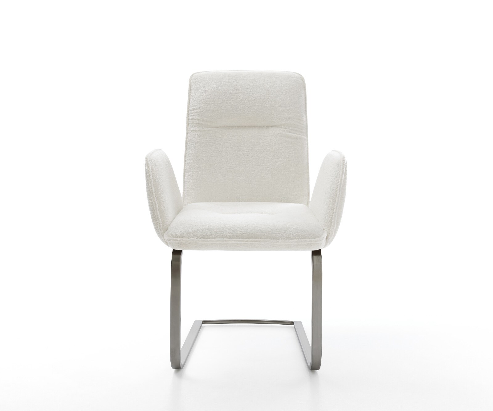 Freischwinger Vinja-Flex Bouclé Soft Beige Freischwinger flach Graphit 1