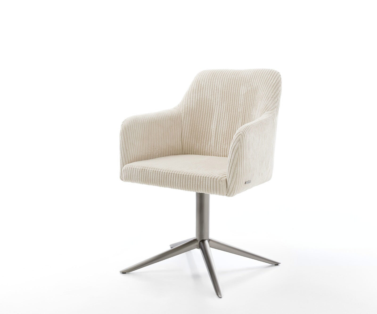 Drehstuhl Greg-Flex Cord Beige Fußkreuz Graphit 360° drehbar Wippfunktion T günstig online kaufen
