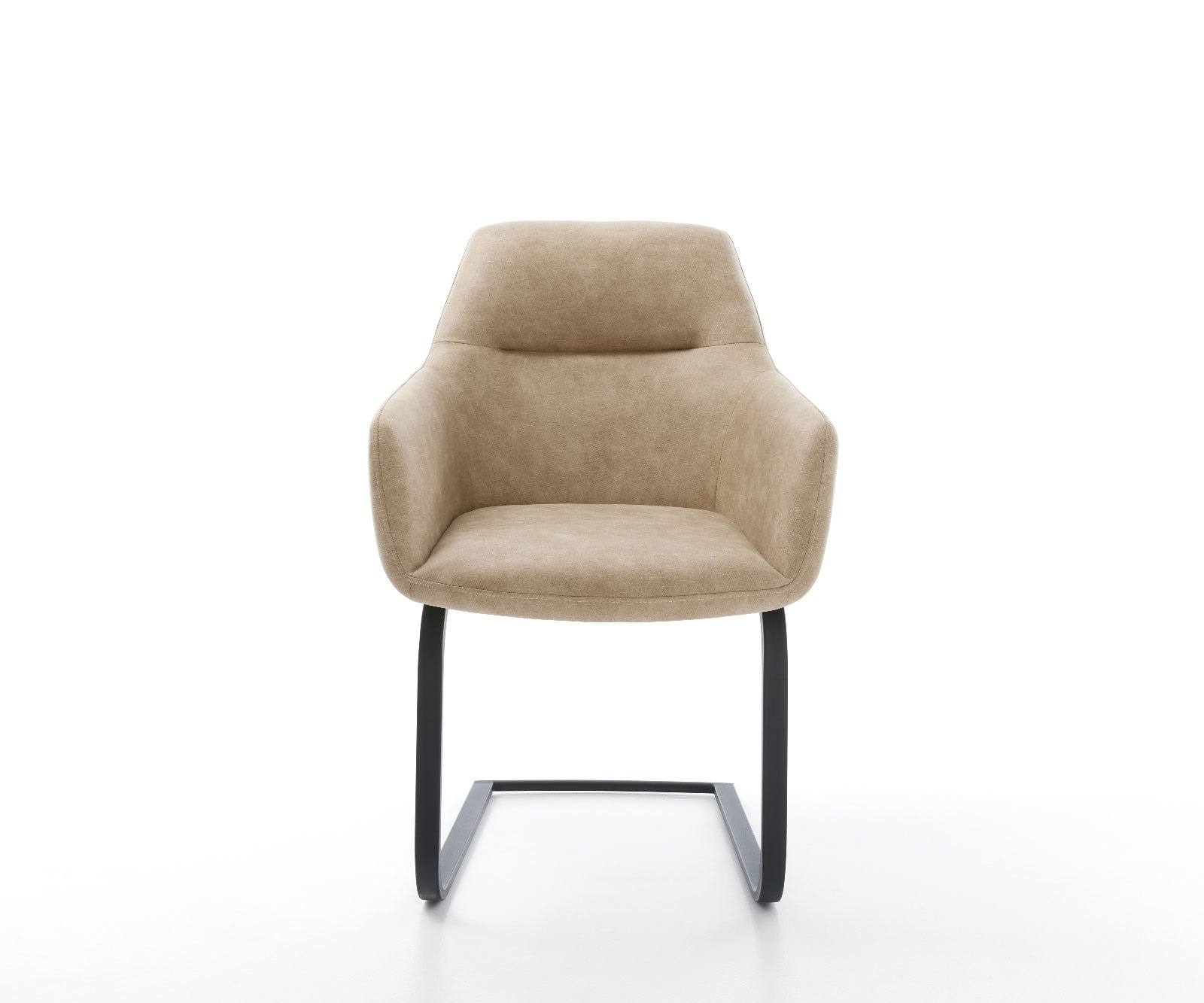 Freischwinger Pejo-Flex Mikrofaser Beige Vintage Freischwinger flach Schwarz Taschenfederkern 1 Freischwinger Pejo-Flex Mikrofaser Beige Vintage Freischwinger flach Schwarz Taschenfederkern 1